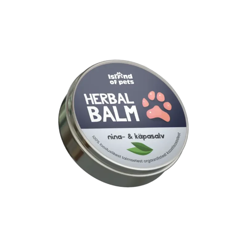 Island of Pets Herbal Balm nina- ja käpasalv 2023 uus