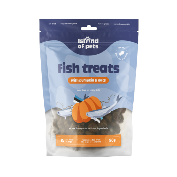 Kalamaius kõrvitsa ja kaeraga 80g